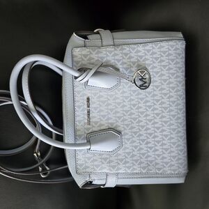 Michael Kors Blue Small Mercer Satchel